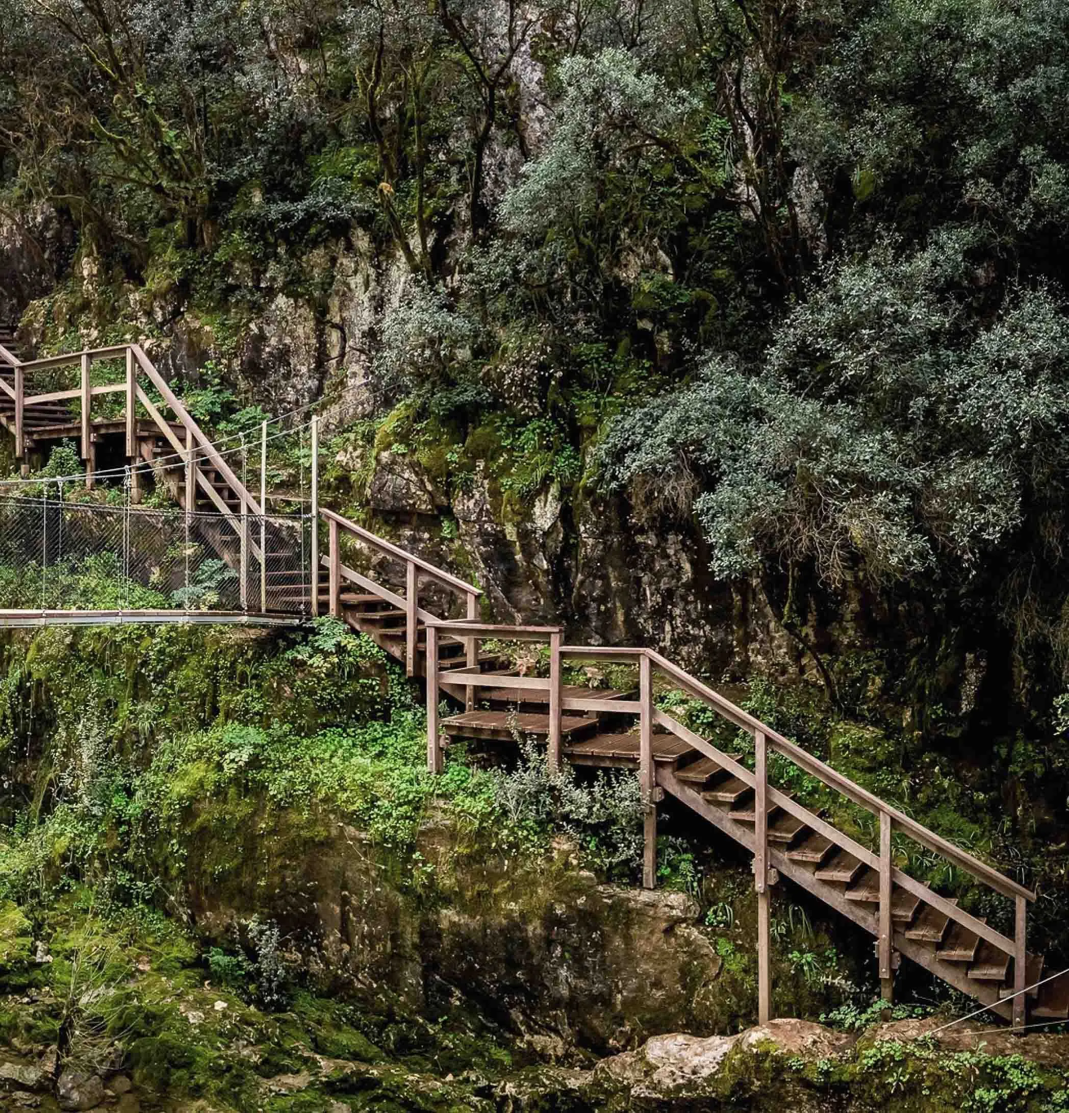 Escadas em plástico reciclado