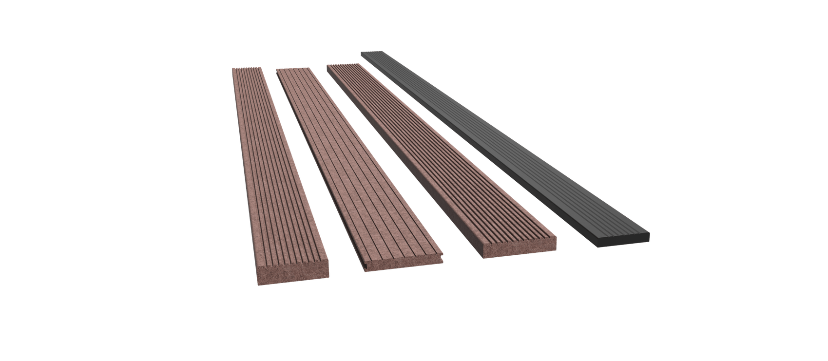 Board for walkways and decks